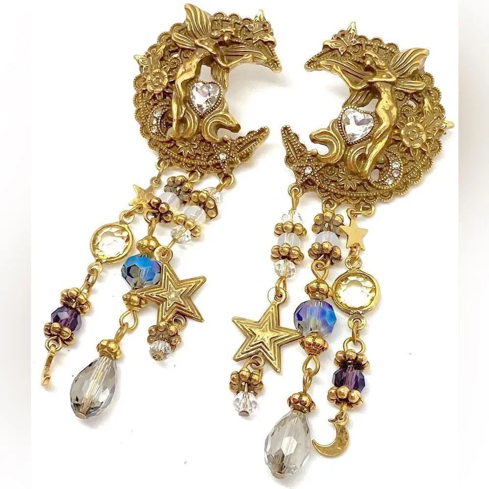 Crystal drop Earrings Q107